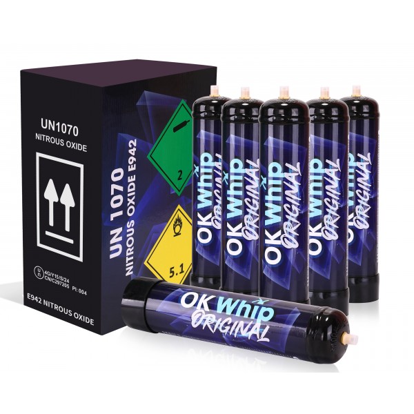 LikeWhip Cream Chargers – 640G – Original Nitrous Tank